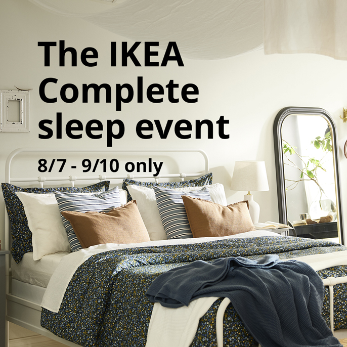 The IKEA Complete sleep event 8/7 - 9/10