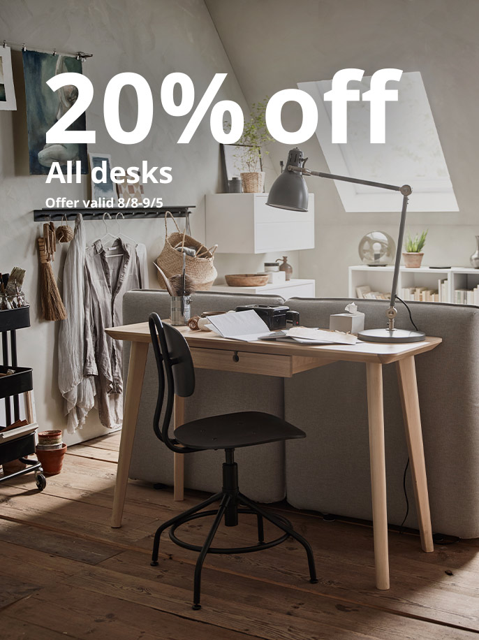20% off bed and bath textiles
