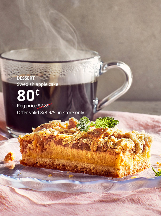 IKEA Swedish apple cake