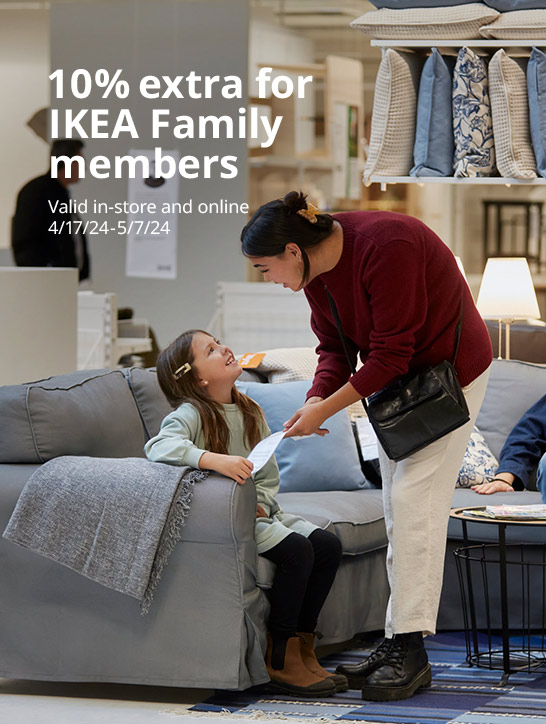 10% extra for IKEA family members