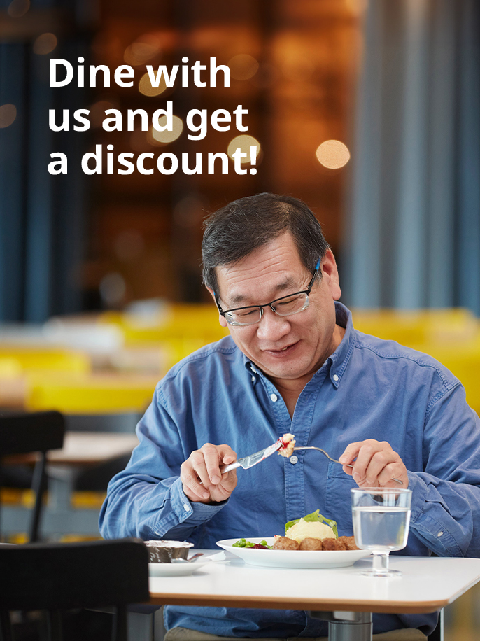 Dine with us and get a discount