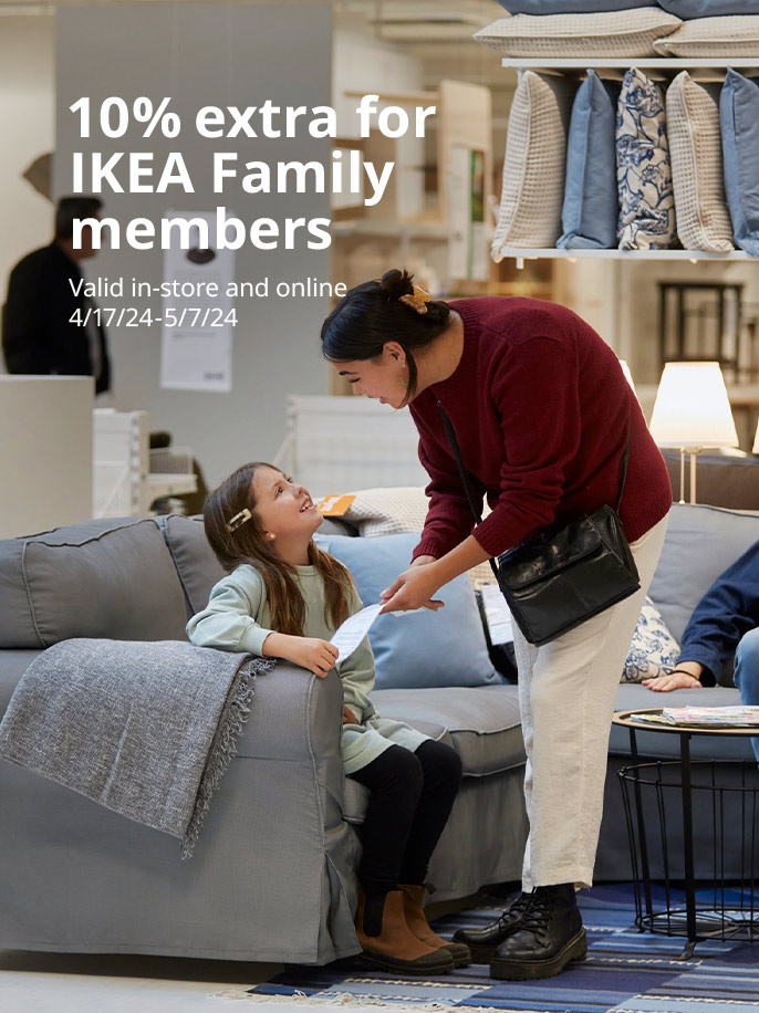 10% extra for IKEA family members