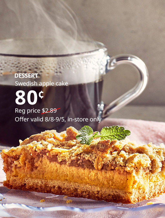 IKEA Swedish apple cake