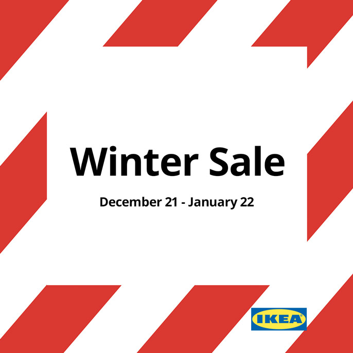 Winter Sale. December 21 - January 22.