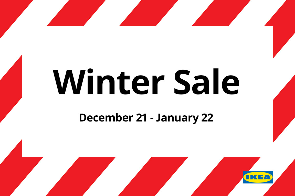 Winter Sale. December 21 - January 22.