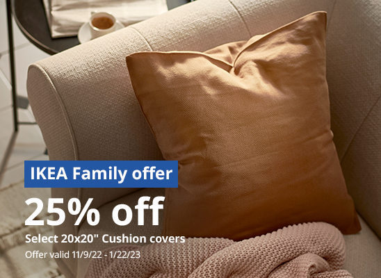 IKEA Family offer - 25% off select 20x20