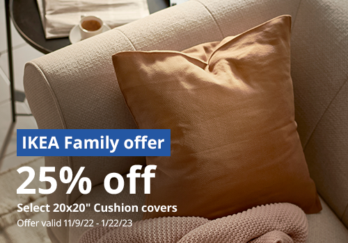 IKEA Family offer - 25% off select 20x20