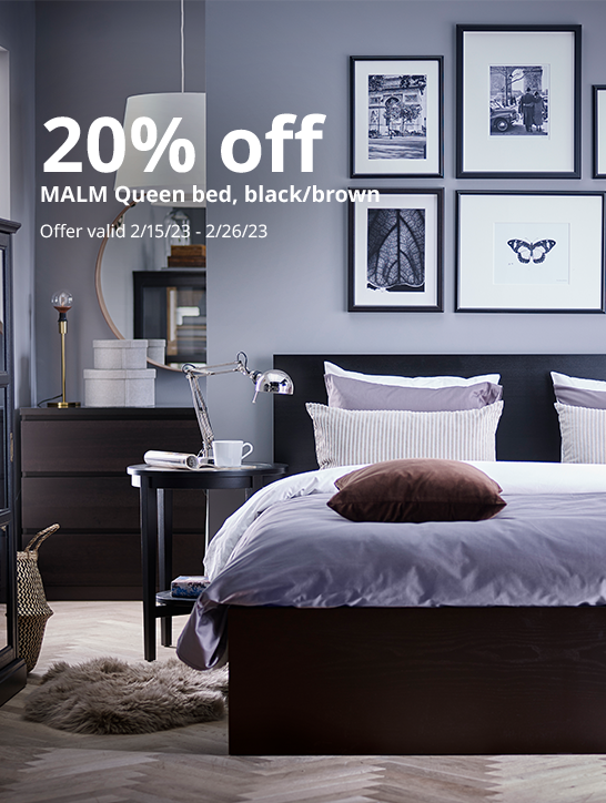 MALM queen bed