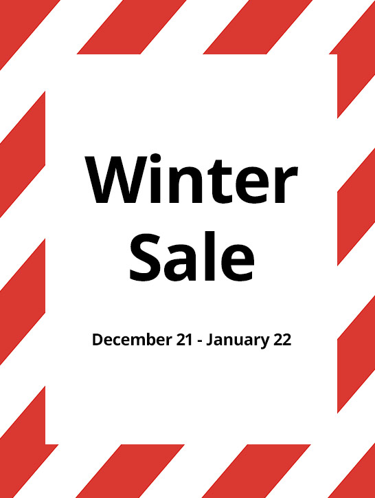 Winter Sale December 21 - January 22